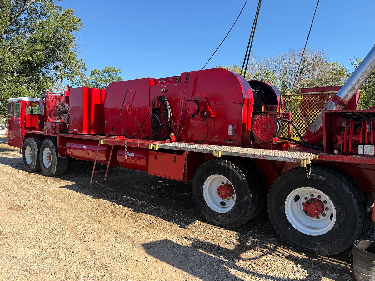 Used 1979 FRANKS EXPLORER III 1287/160 DTD-HT 96’-215K 4-AXLE WELL SERVICE WORKOVER RIG