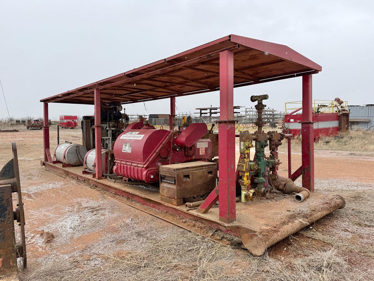 Used 2009 GARDNER DENVER PAH 10K TRIPLEX MUD PUMP