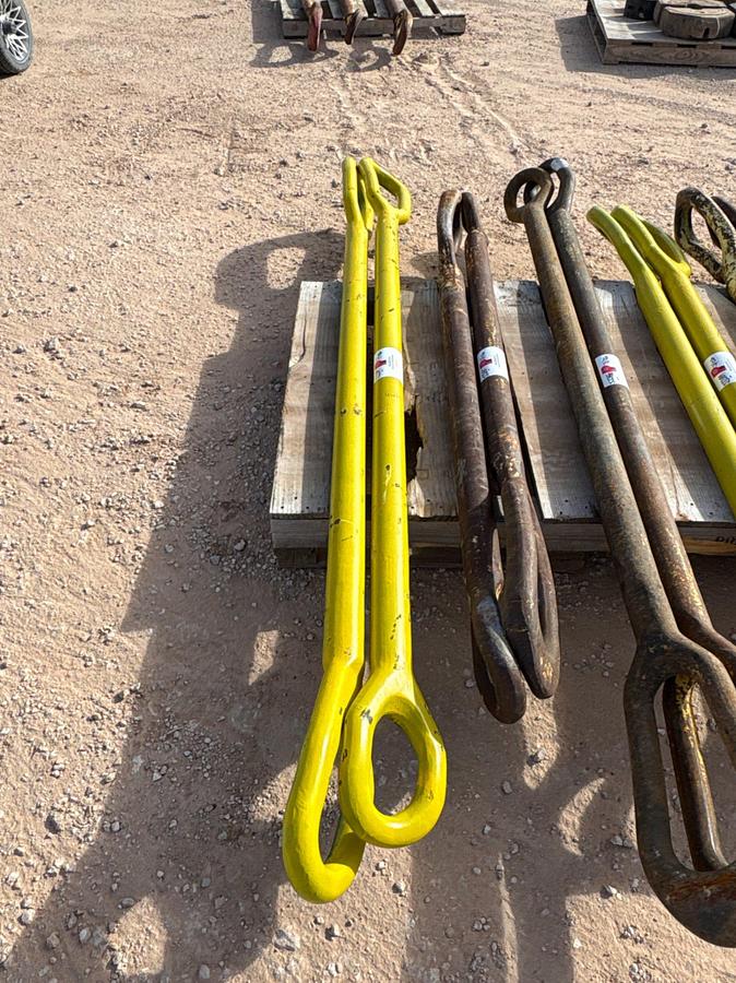 Used (2) 2” x 96” elevator links