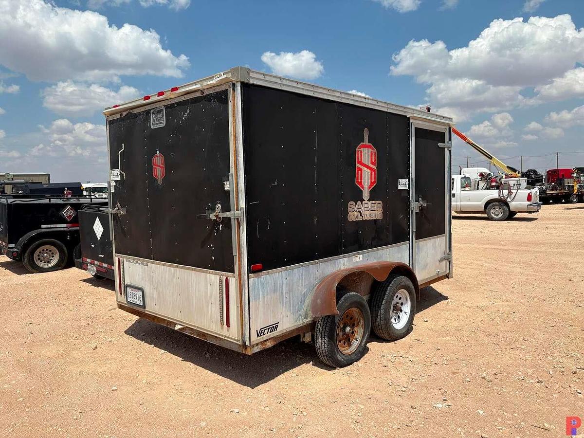 Used CARGO CRAFT 15’ X 7’ T/A BUMPER PULL ENCLOSED TRAILER