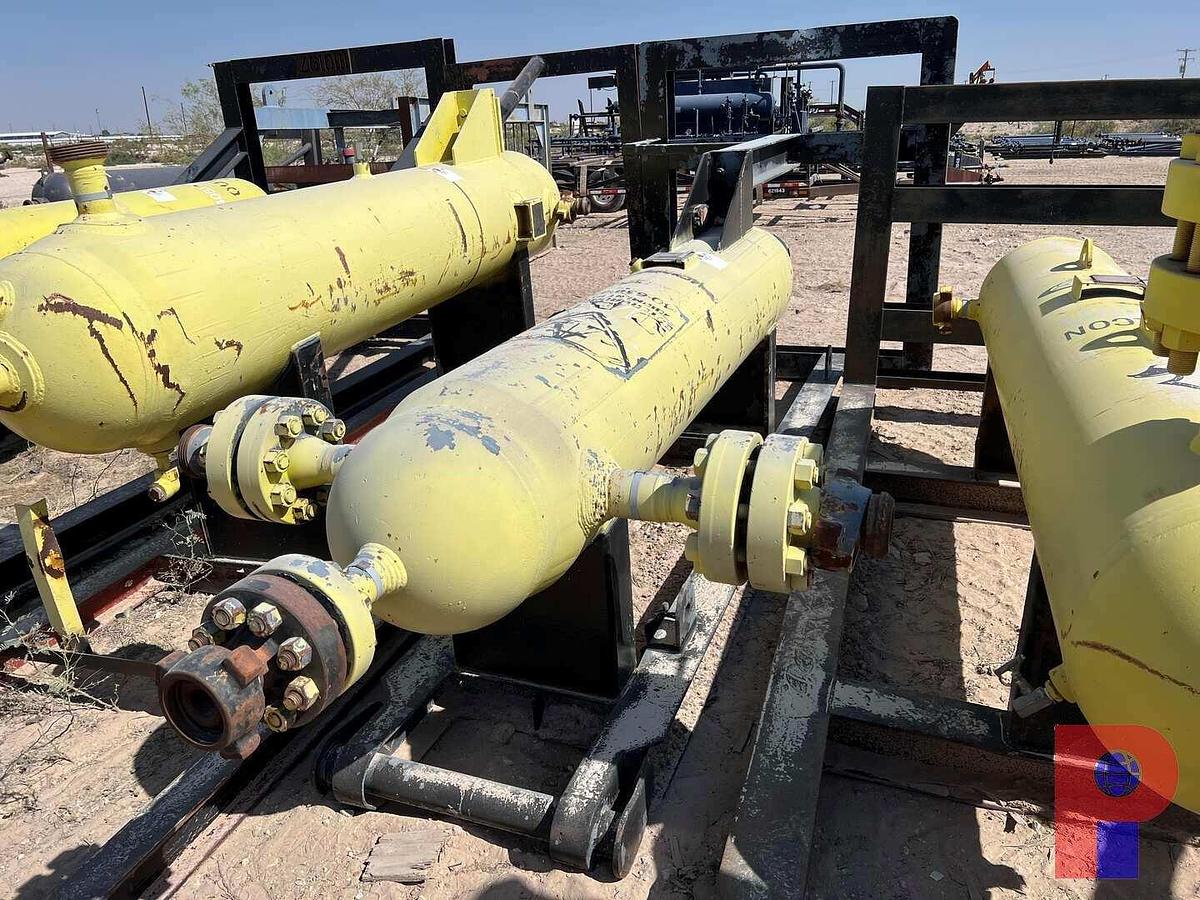 Used SKID MTD 18” X 8’6” 5000PSI VERTICAL SAND SEPARATOR