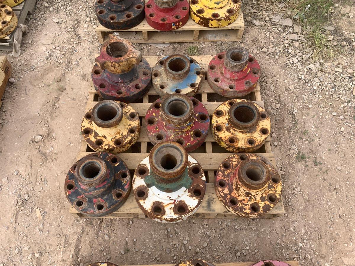 Used (5) Pallets of Assorted Weco Flanges 2” 10k to 4” 15k