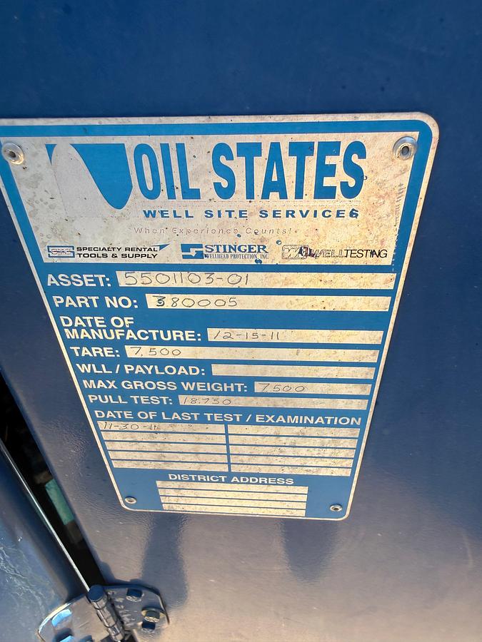 Used SELF CONTAINED 20K WP GREASE INJECTION UNIT COMBO P/B 8.4-KW ISUZU DIESEL GENERATOR