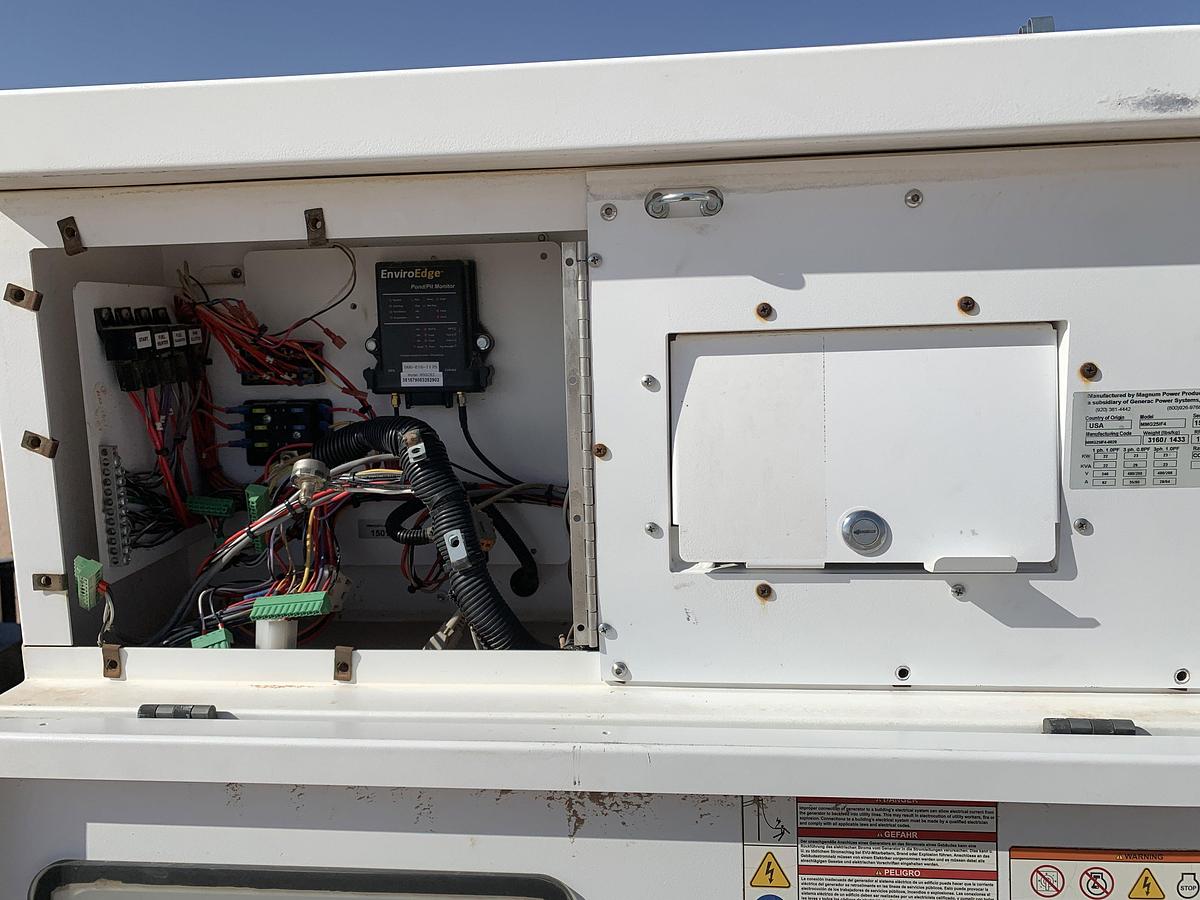 Used 2015 MAGNUM TRAILERS MMG251F4 T/A BUMPER PULL 22KW GENERATOR