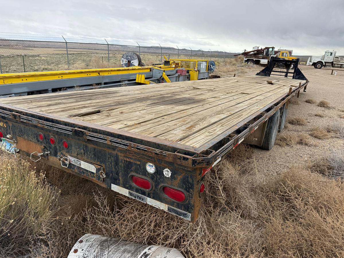 Used 2008 BIG TEX 22GN-40' FLATBED GOOSENECK T/A TRAILER