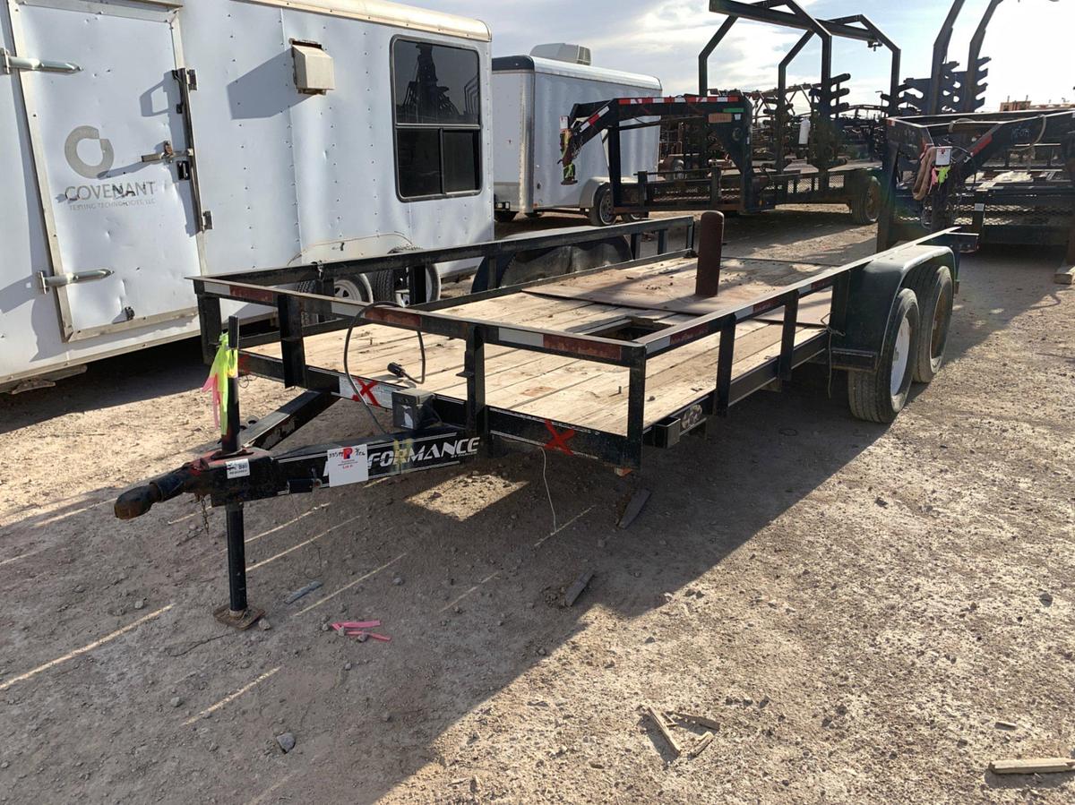 Used 2009 Park Bumper Pull BOP Transport Trailer