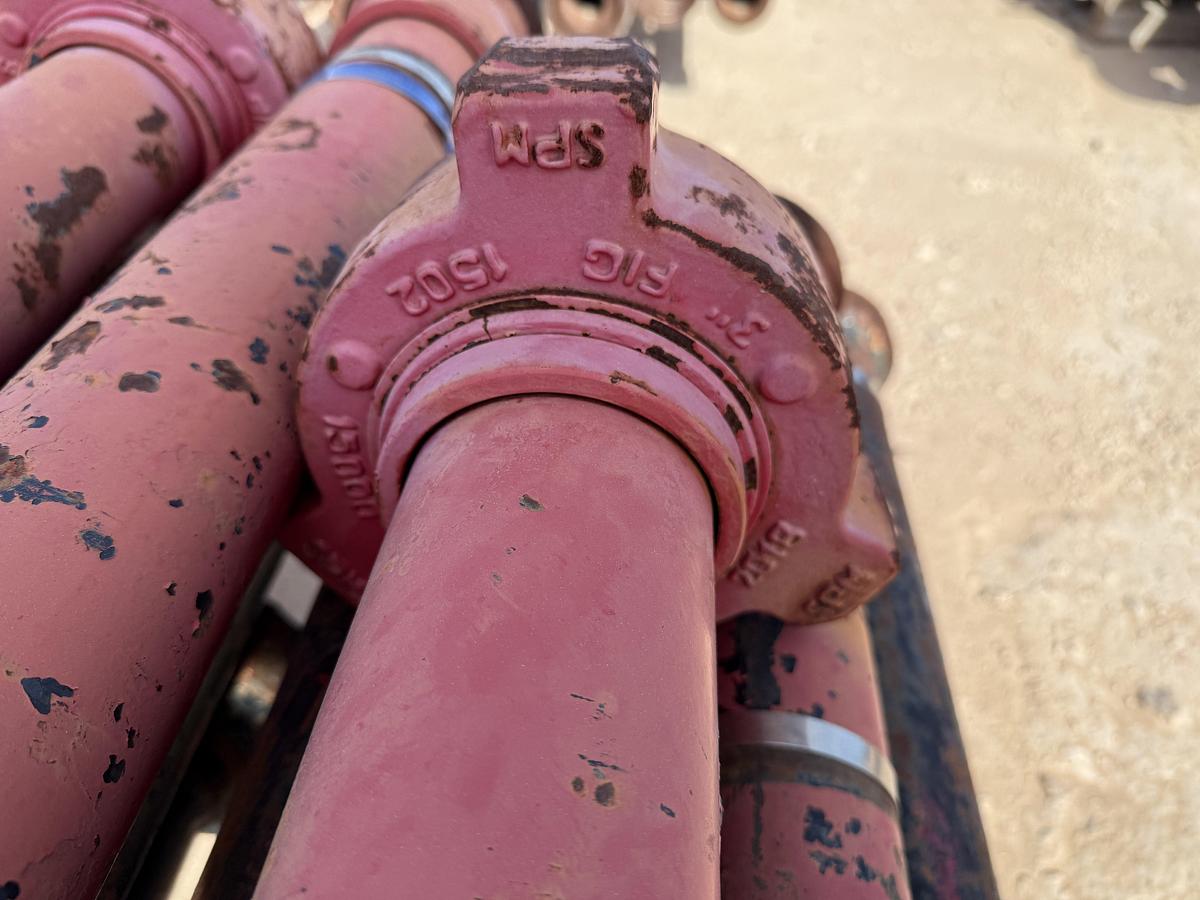 Used (19 X $) 3” DIA X 15’L FIG 1502 15K WP FLOW IRON