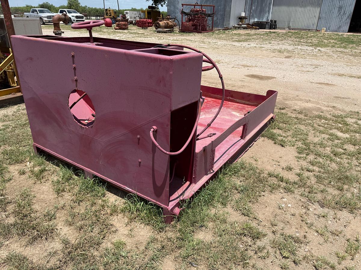 Used (1) 12’L x 4’W ENGINE SKID & (1) 9’L x 6’W SHAKE SKID