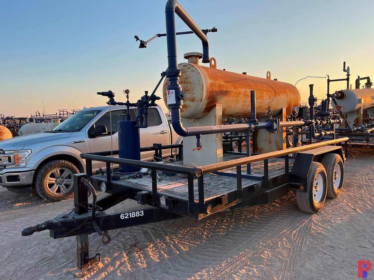 Used TRLR MTD 10’ X 30” 500 PSI HORIZONTAL SEPARATOR