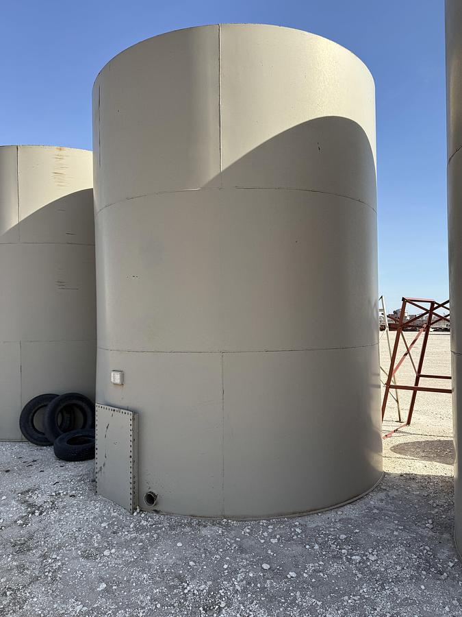 Used 2006 CRALL PRODUCTS 12’ DIA X 15’ H 300 BBL CRUDE OIL STORAGE TANK