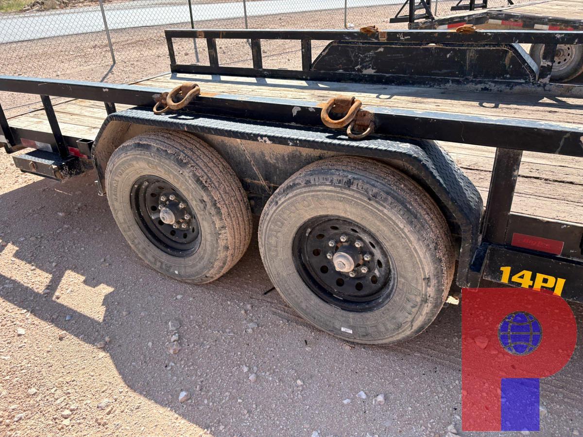 Used 2022 BIG TEX 20’ X 7’ T/A BUMPER PULL UTILITY TRAILER