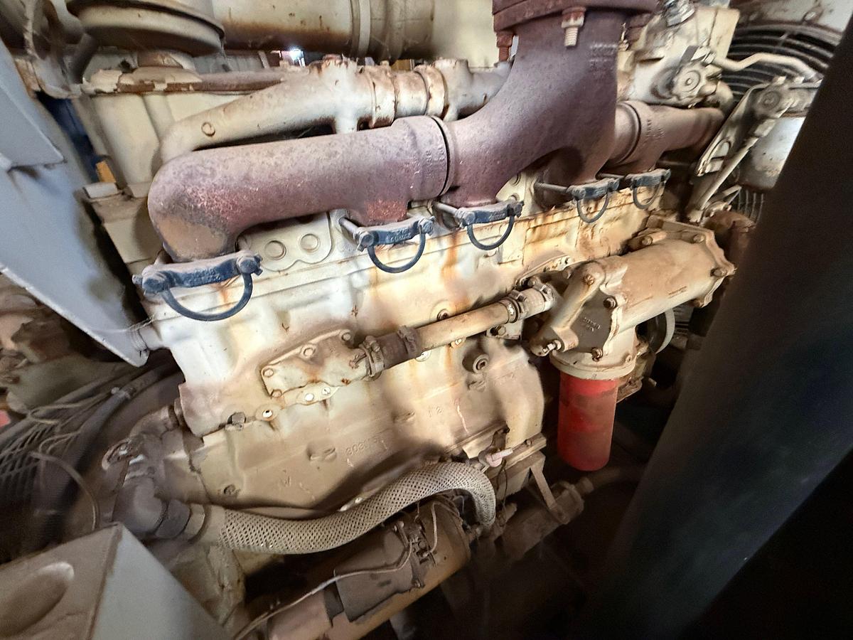 Used 75-KW 3-PHASE NATURAL GAS GENERATOR SET P/B CUMMINS N855G ENGINE