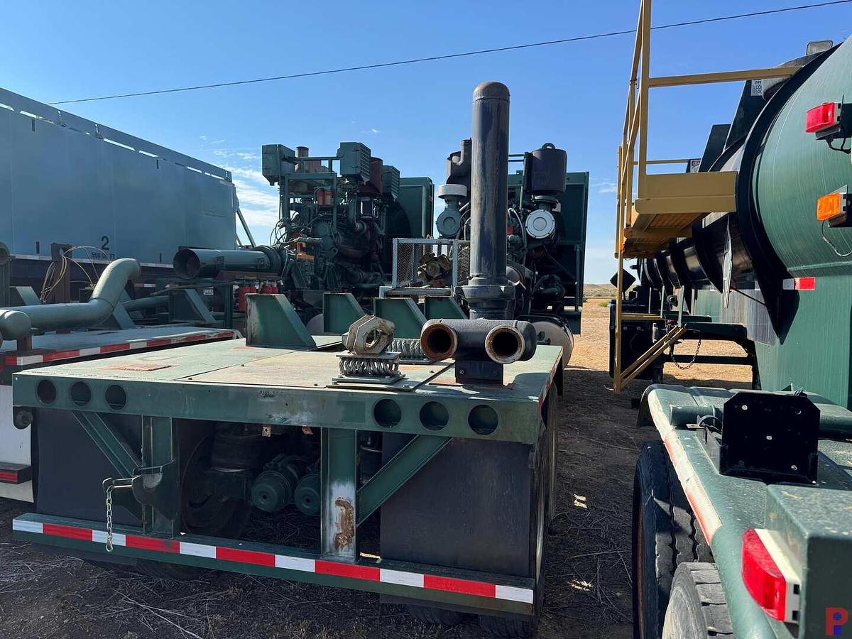 Used T/A FRAC PUMP TRAILER W/ DETROIT DEIESEL 12V 149TTA DIESEL ENGIINE & ALLSION TRANSMISSION