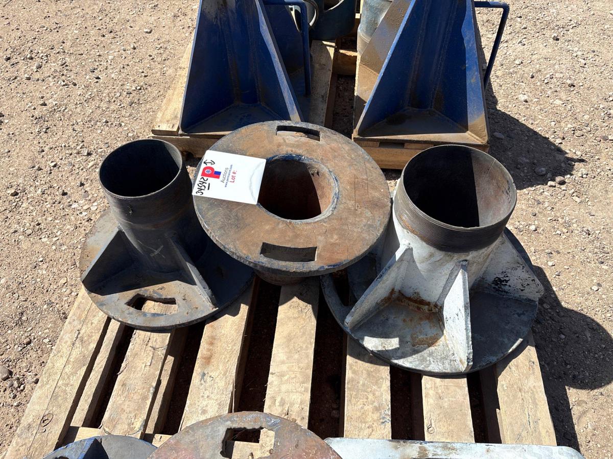 Used (3) casing running plates, 6-7/8 to 8-5/8”