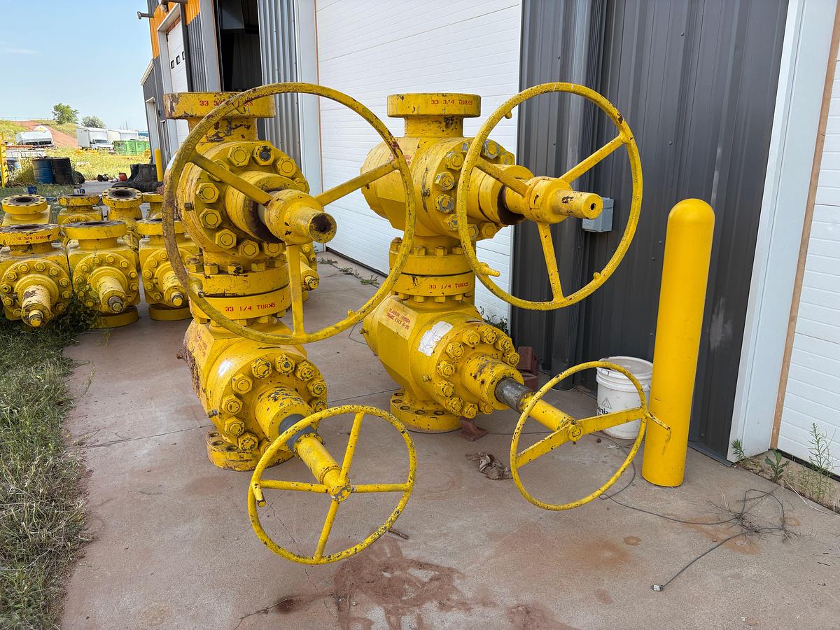 Used (4x$) 7-1/16” 10k frac valves