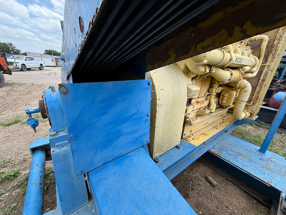 Used Continental Emsco DB-550 DUPLEX MUD PUMP P/B CAT D379, SKIDDED