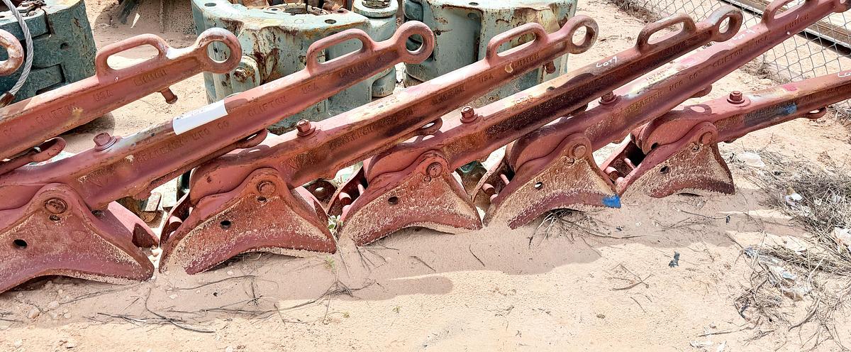 Used (4) PETOL 16” TO 40” IN. OD. MANUAL BULL TONGS