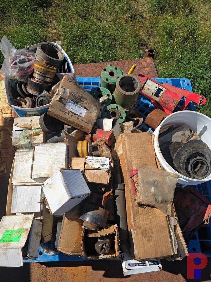 Used Pallet of Assorted Well Service Mud Pump Parts