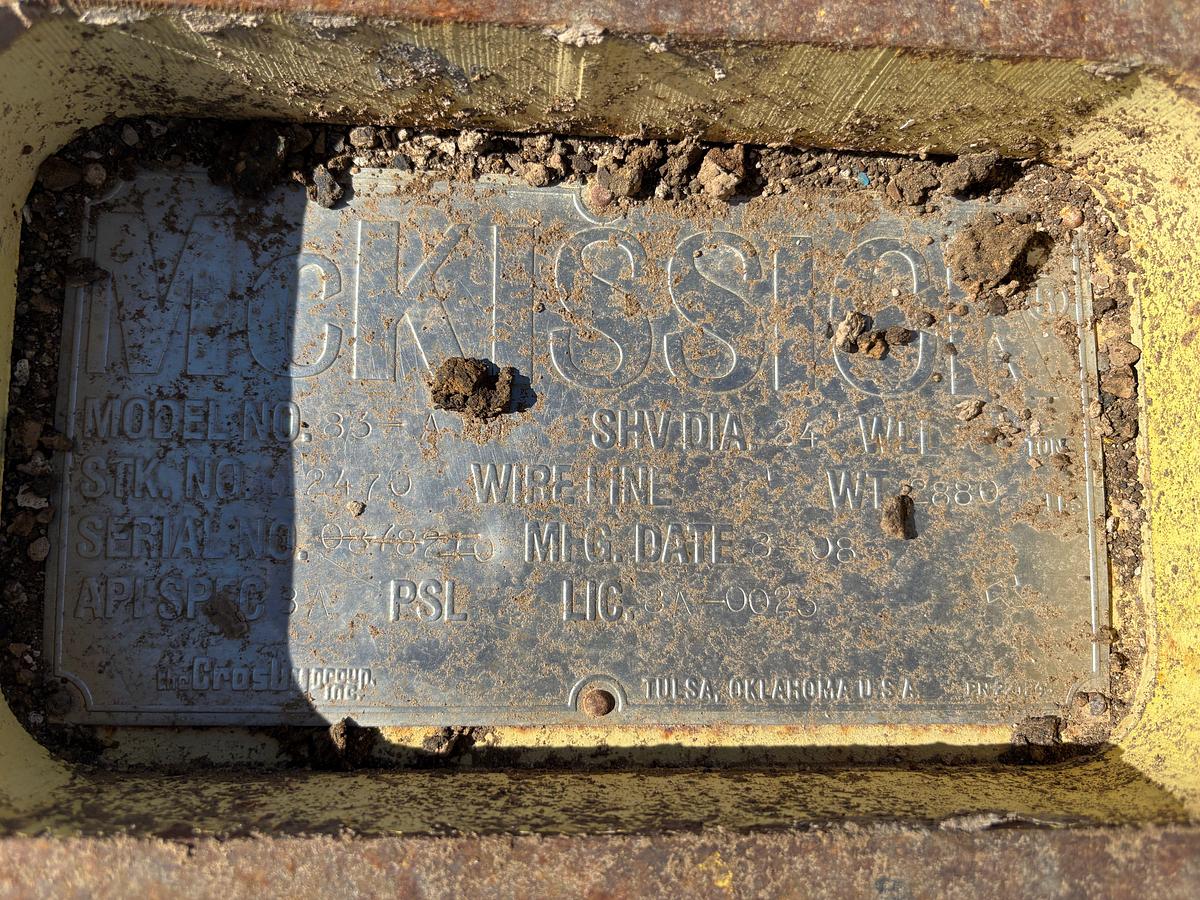 Used MCKISSICK 83-AWT 100 TON WELL SERVICE BLOCK