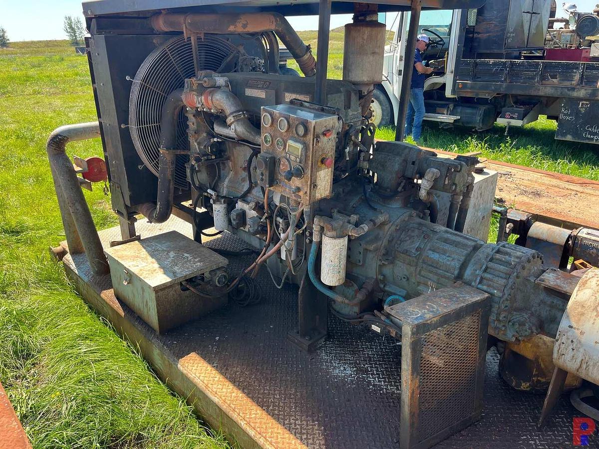 Used JWS-340 5K TRIPLEX WELL SERVICE PUMP P/B DETROIT SERIES 60 ALLISON HT750