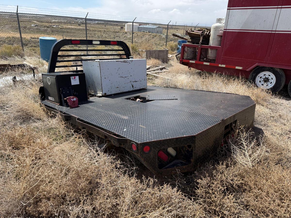 Used Freedom Steel Dually Flatbed W/ Diesel Tank