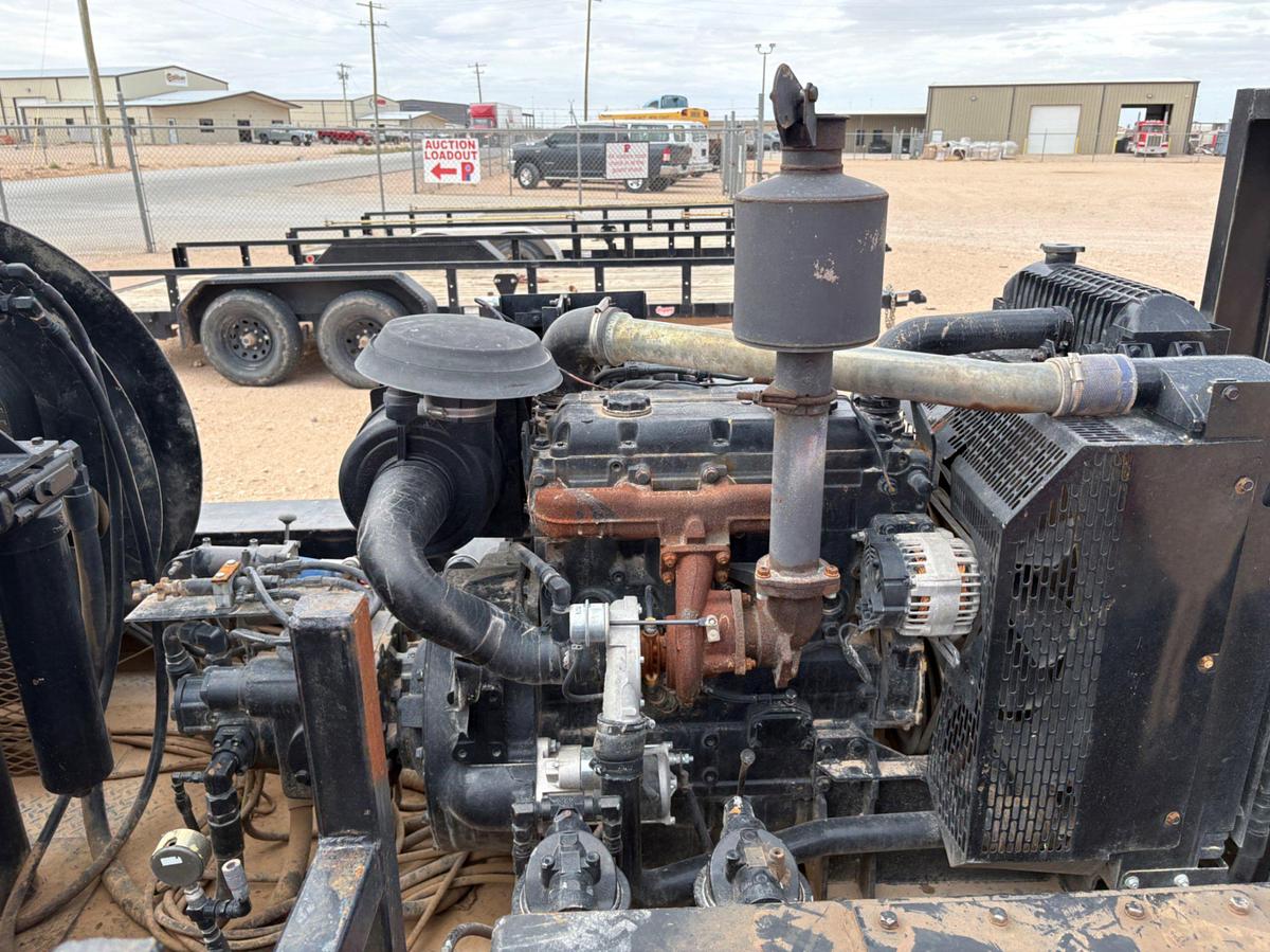 Used Bowen 2.5 85-ton power swivel unit mtd on t/a 2024 gooseneck trailer