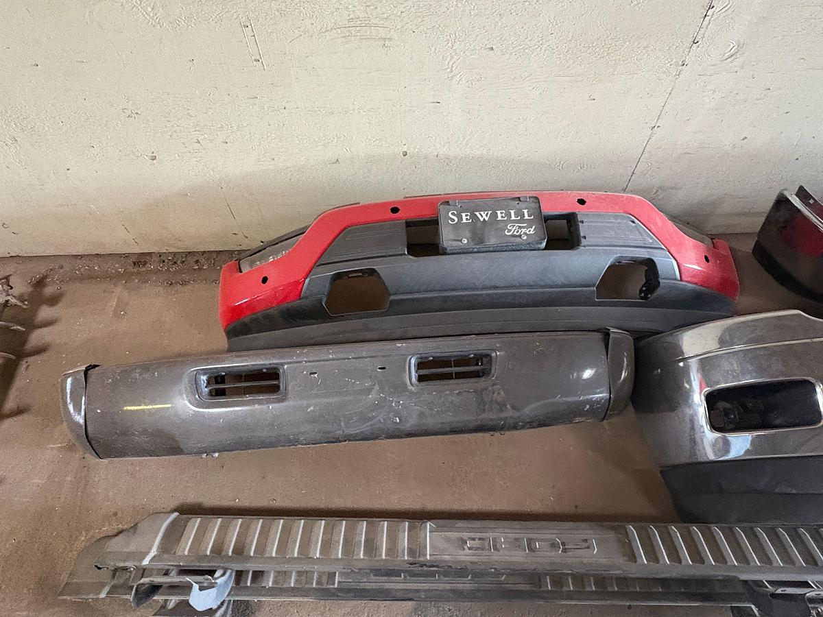 Used (5) pickup truck front bumpers & (2) ford running boards