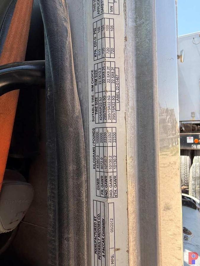 Used 2013 PETERBILT 367 QUAD AXLE COIL TUBING HAUL TRUCK