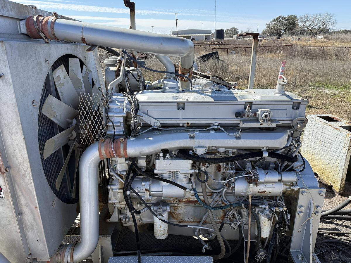 Used 25’ X 8’ PUMP SKID W/ DETROIT SERIES 60 & CONTENTS (INCOMPLETE)