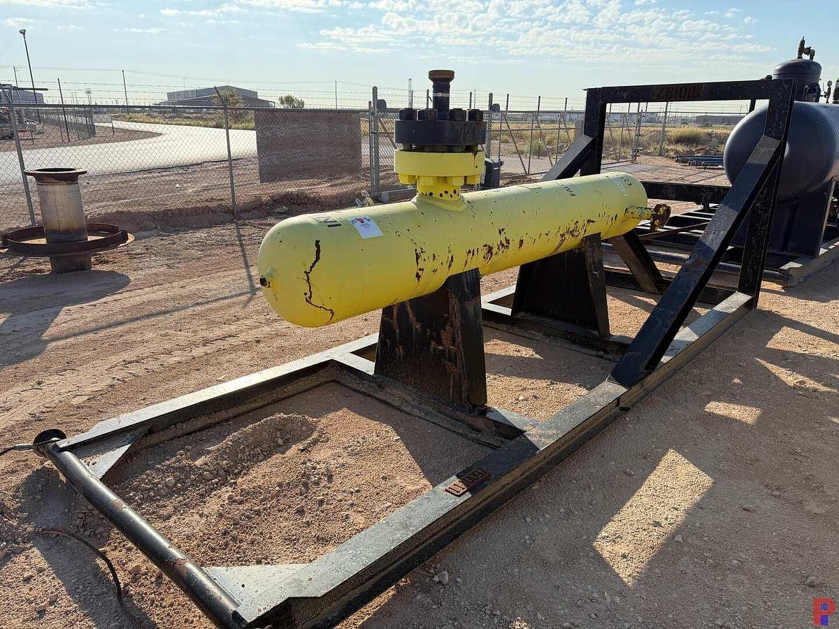 Used 24” X 10’ 5000 PSI VERTICAL SAND SEPARATOR