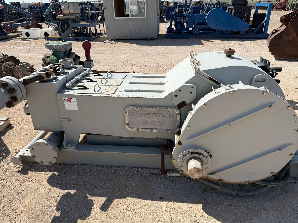 Used UNUSED WORK FORCE WF-360 5K WP TRIPLEX WELL SERVICE PUMP