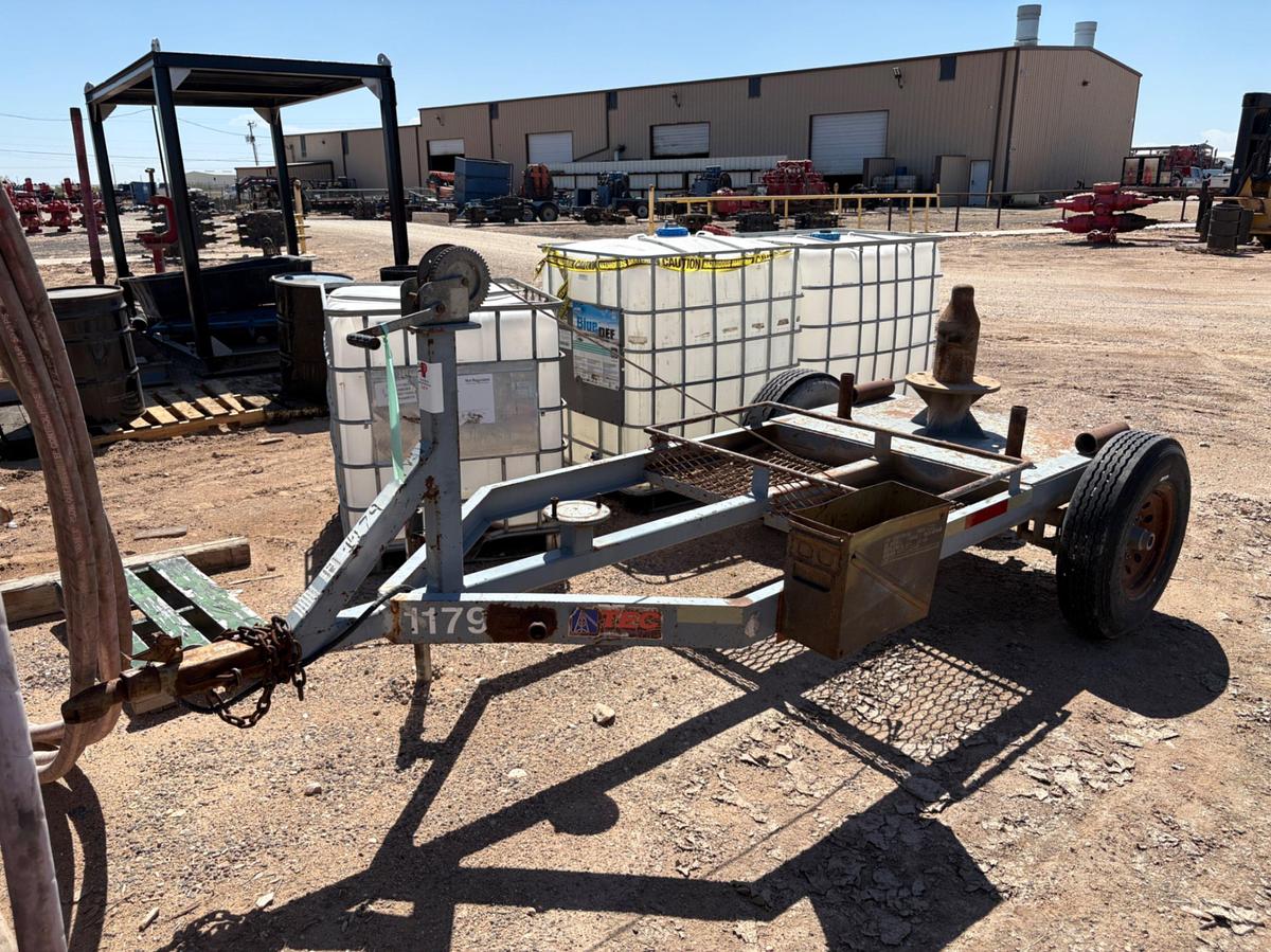 Used SHOPBUILT 10’ X 4’ S/A BUMPER PULL BOP TRAILER