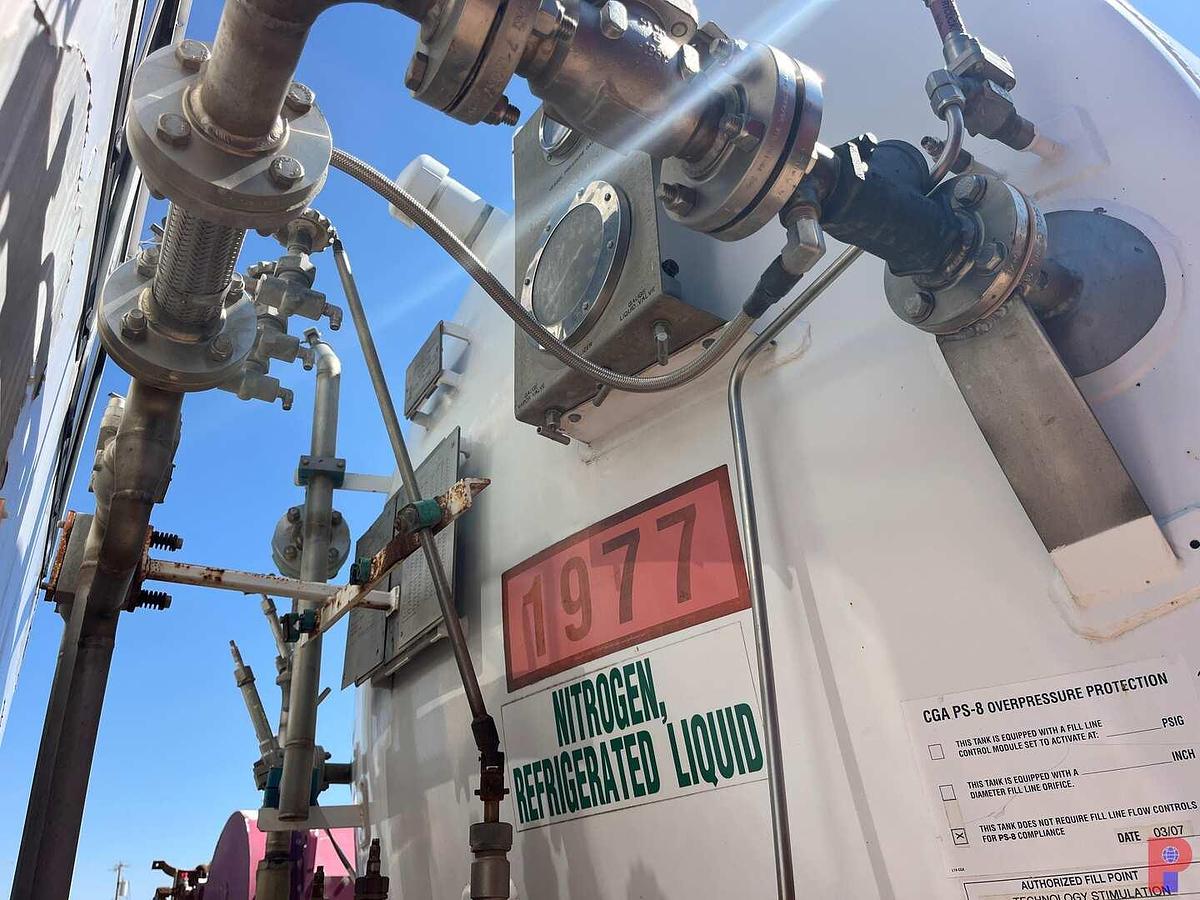 Used 2007 VITA INTERNATIONAL VDF 740K-10 10,000PSI NITROGEN PUMPING TRAILER