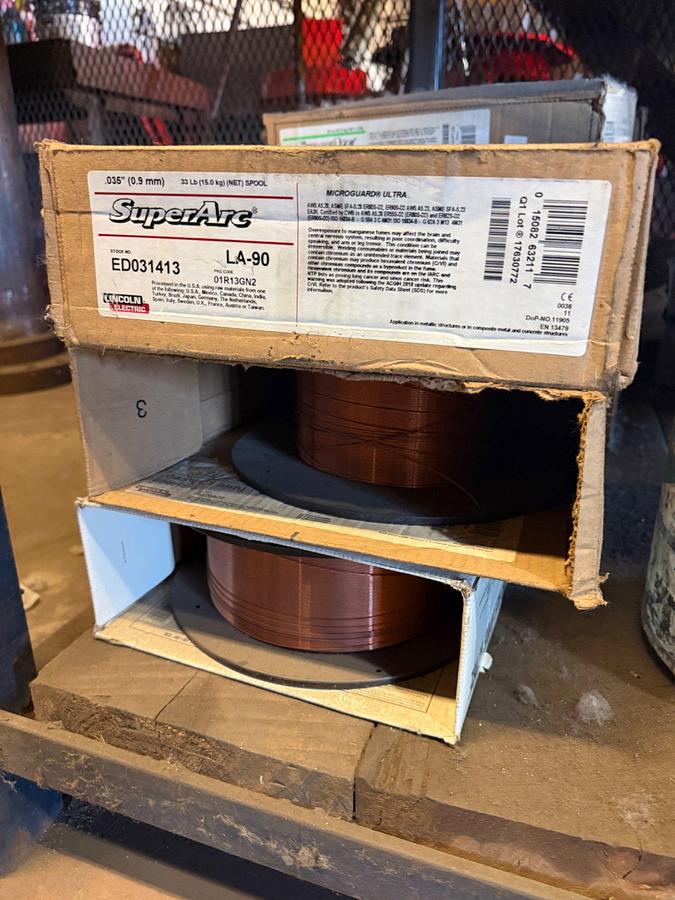 Used 20+ Boxes of MIG Welding Wire & 15+ boxes of welding rods