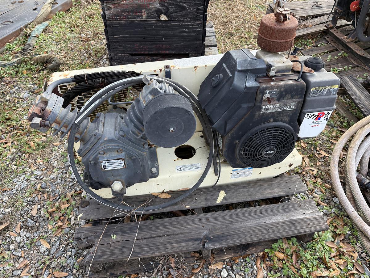 Used ISUZU 3CA1-GZG01 3 CYL DIESEL ENGINE, & KOHLER COMMAND PRO 13 GAS ENG W/  IR AIR COMPRESSOR