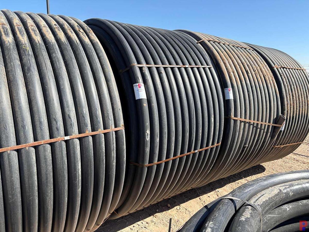 Used 1,000 FOOT ROLL OF 3” IPS DR9 POLY PIPE