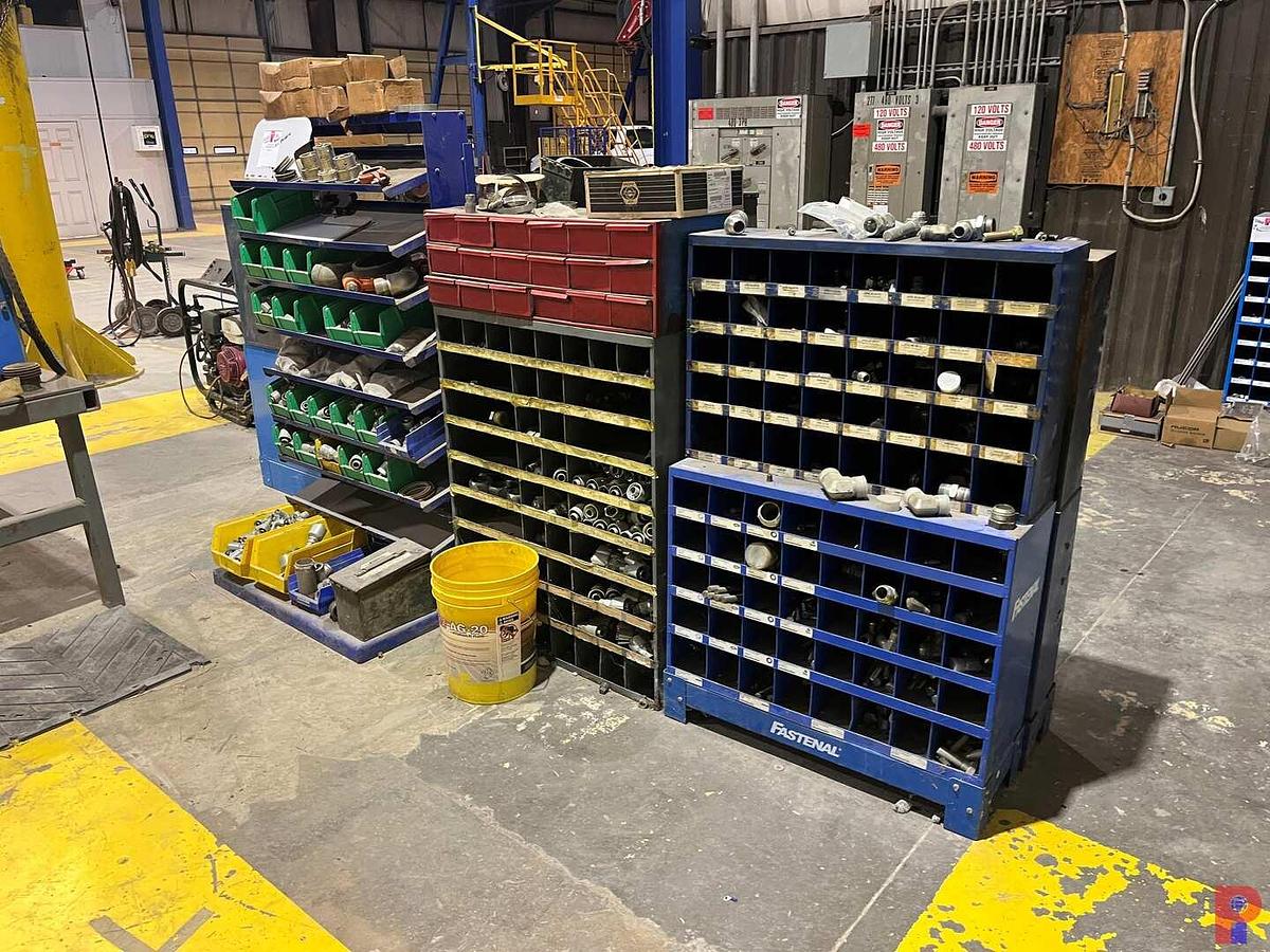 Used PARKER HYDRAULIC HOSE BUILDING MACHINE W/ SUPPLIES