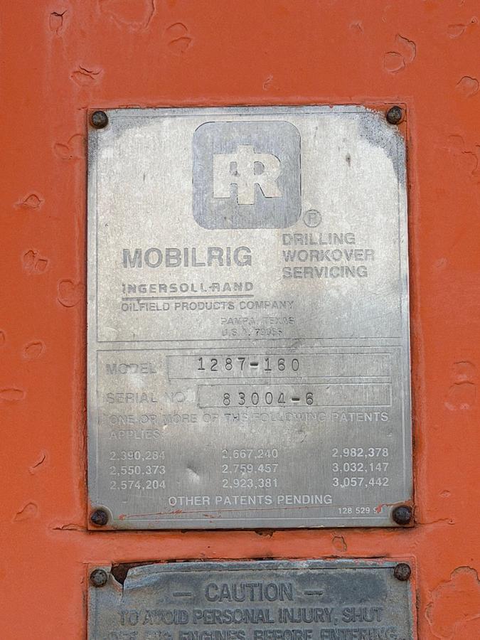 Used FRANKS 500 1287-160 WELL SERVICES PARTS RIG (102x230K MAST)