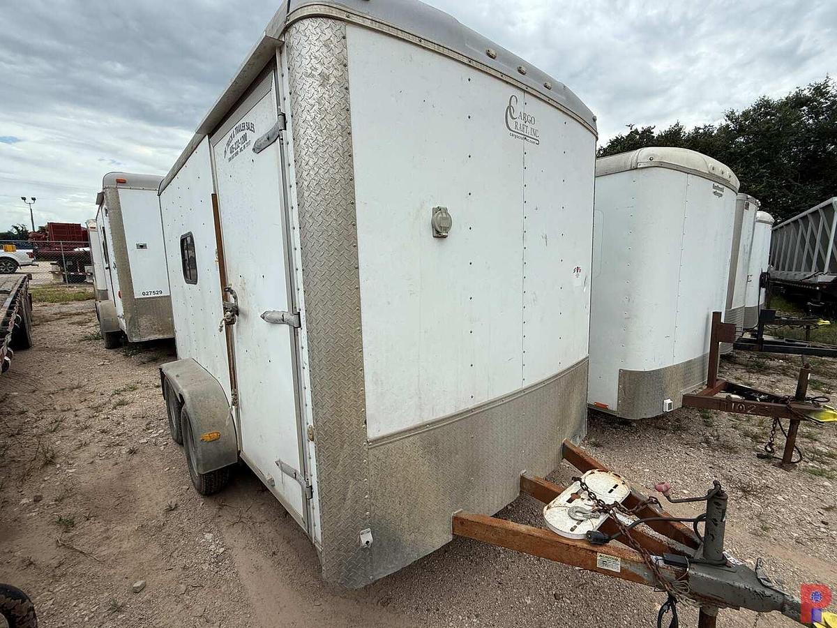 Used 2018 CARGO CRAFT 12’ T/A BUMPER PULL CREW / DOGHOUSE TRAILER