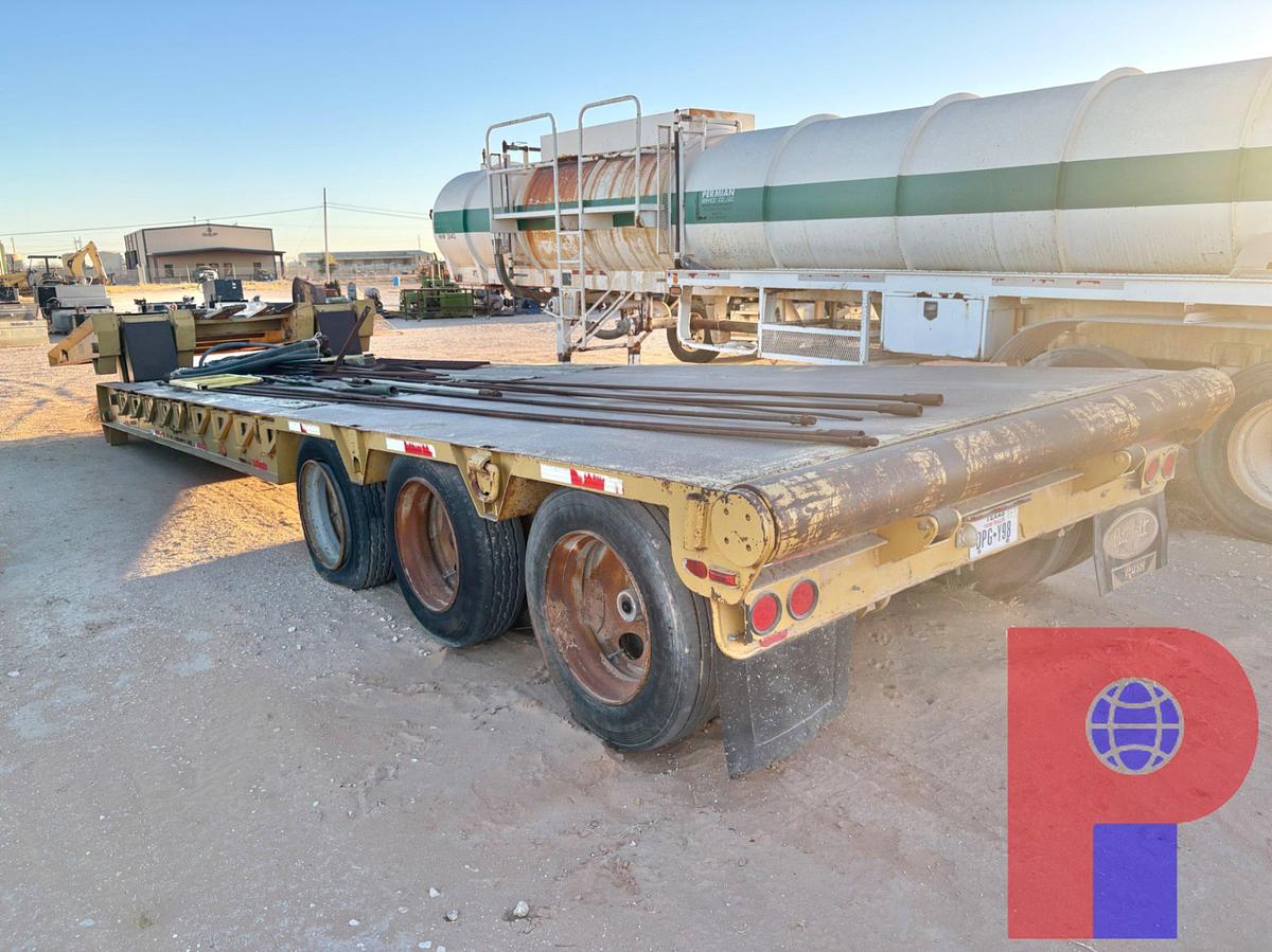 Used 2014 NUTTALL 40’ X 9’ 3-AXLE SCISSORNECK TRAILER