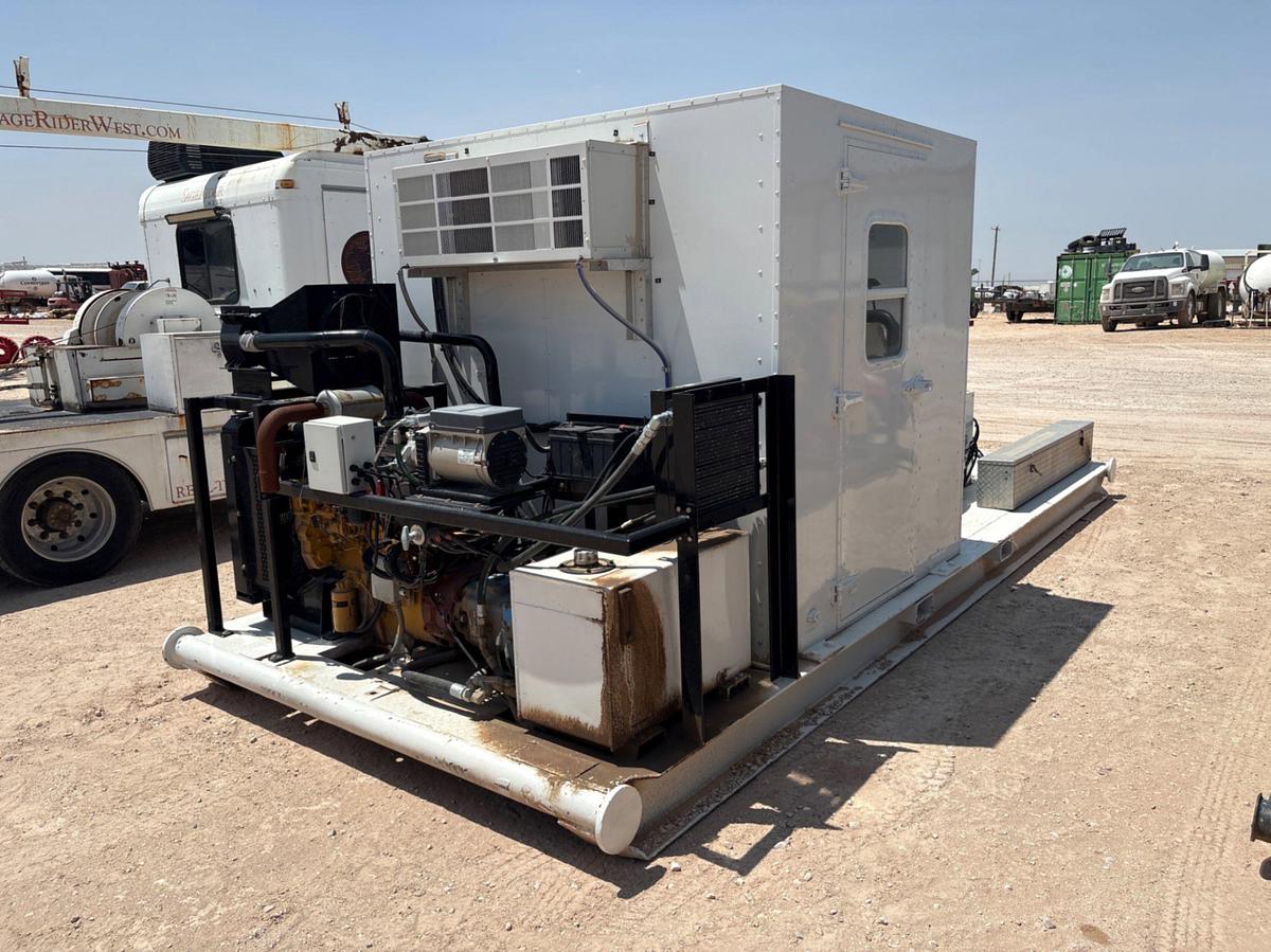 Used Self contained wireline unit, skidded