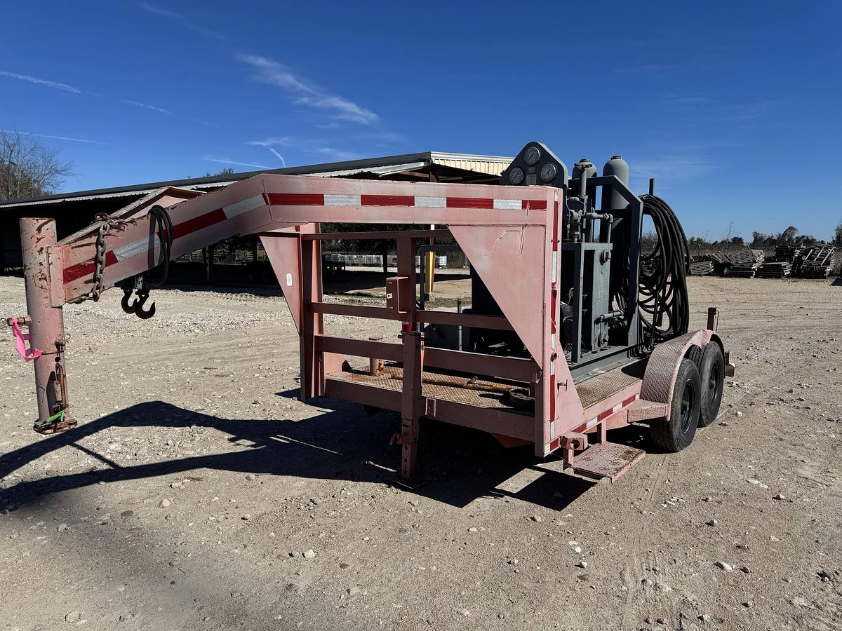 Used 2009 MARK CO 3 STATION 4 BOTTLE ACCUMULATOR MTD. ON T/A GN TRAILER
