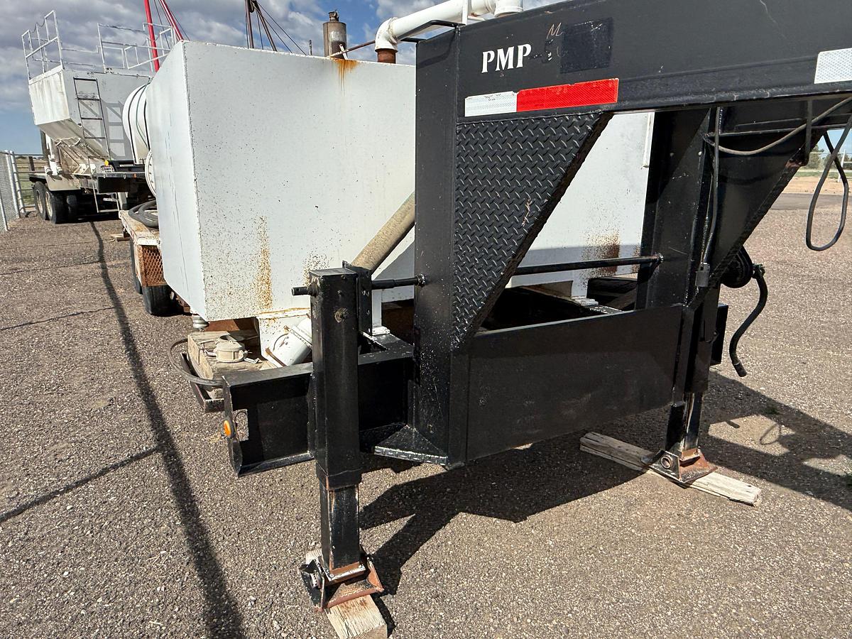 Used GARDNER DENVER TEE 5K WP TRIPLEX PUMP MTD. 2008 TEMCO 26’ x 102” T/A GOOSENECK TRAILER