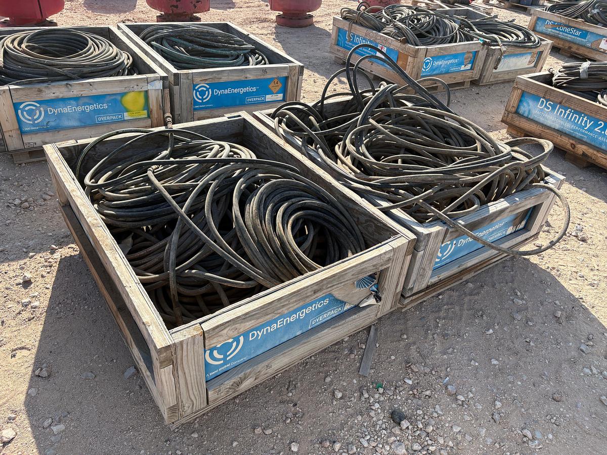 Used (2) Crates of 4,000psi WP Hydraulic Hoses