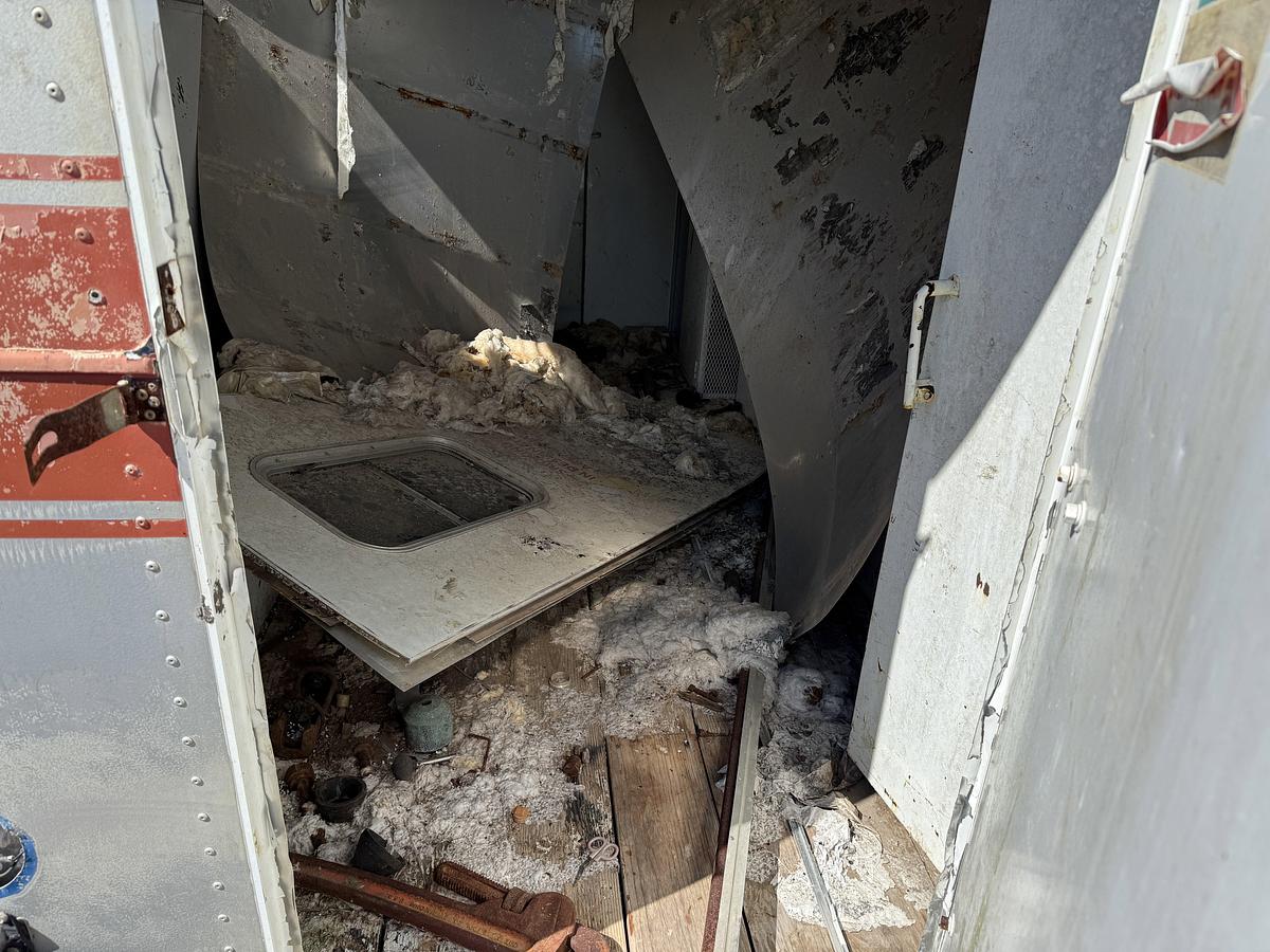 Used 12’ T/A BUMPER PULL DOGHOUSE TRAILER (DAMAGED)