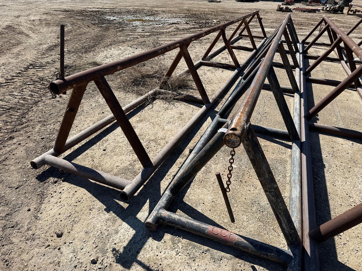 Used (2 X $) 30’L X 36”H TRIANGULAR PIPE RACKS
