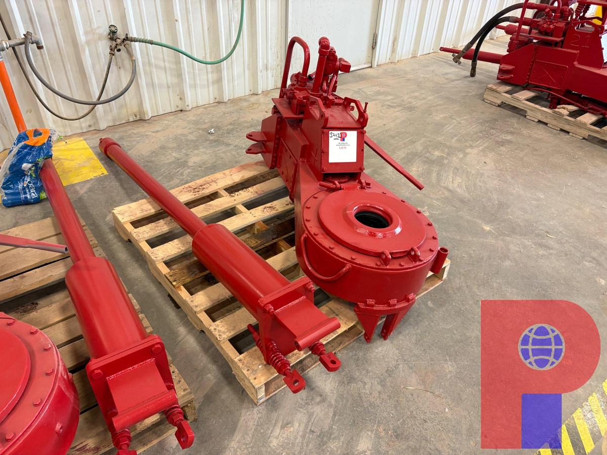 Used MODEL 58-93R HYDRAULIC TUBING TONG W/ 6’ HYD. LIFT CYLINDER