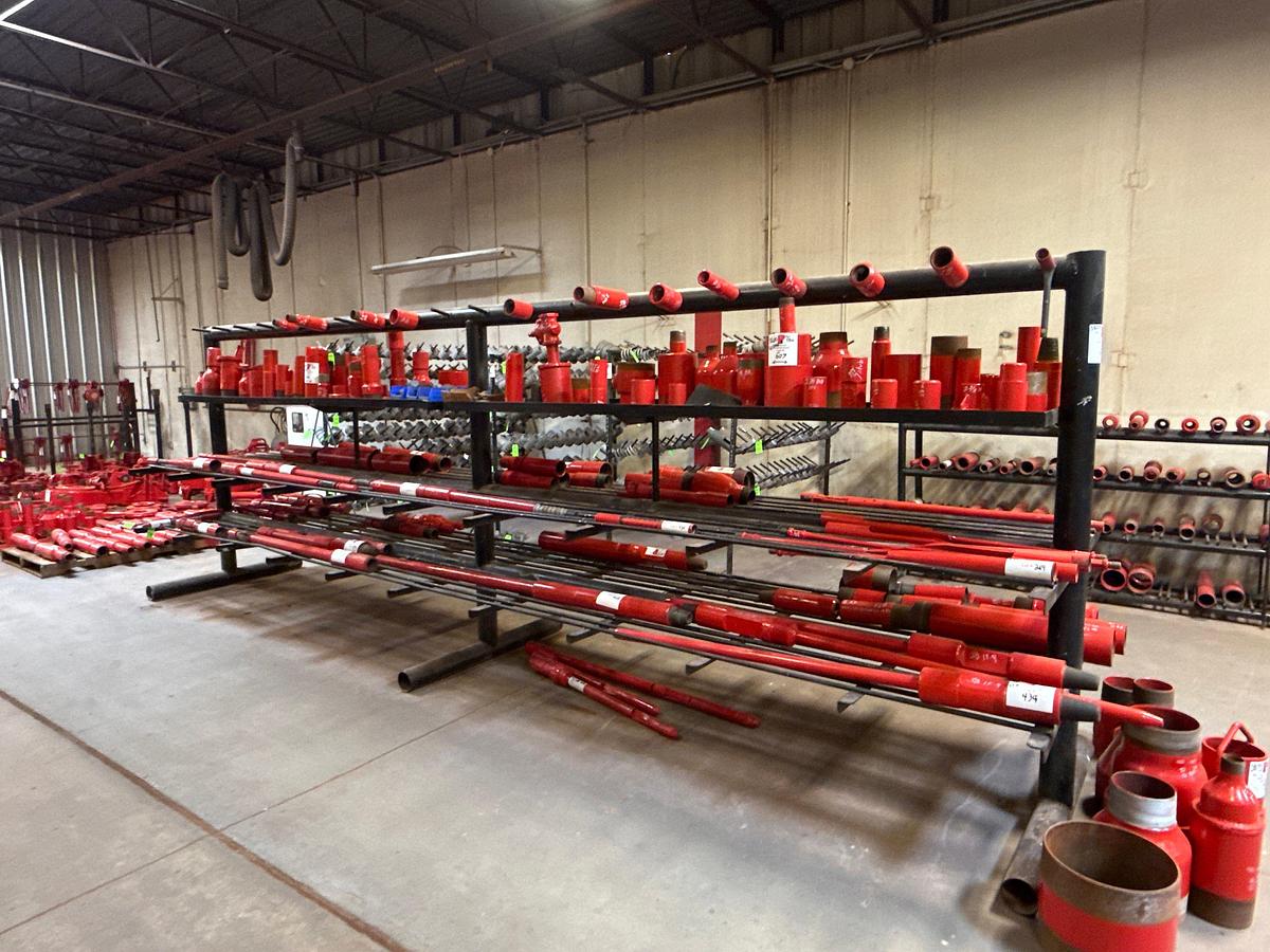 Used 20’ x 52” x 81” tool rack