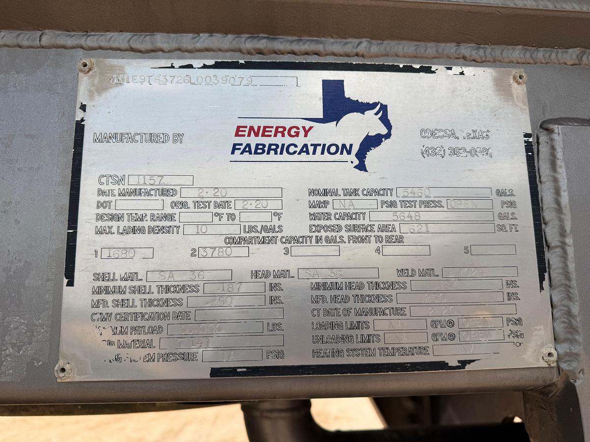 Used 2019 INTERNATIONAL ENERFAB 10k KILL TRUCK W/ 130BBL KILL TRAILER