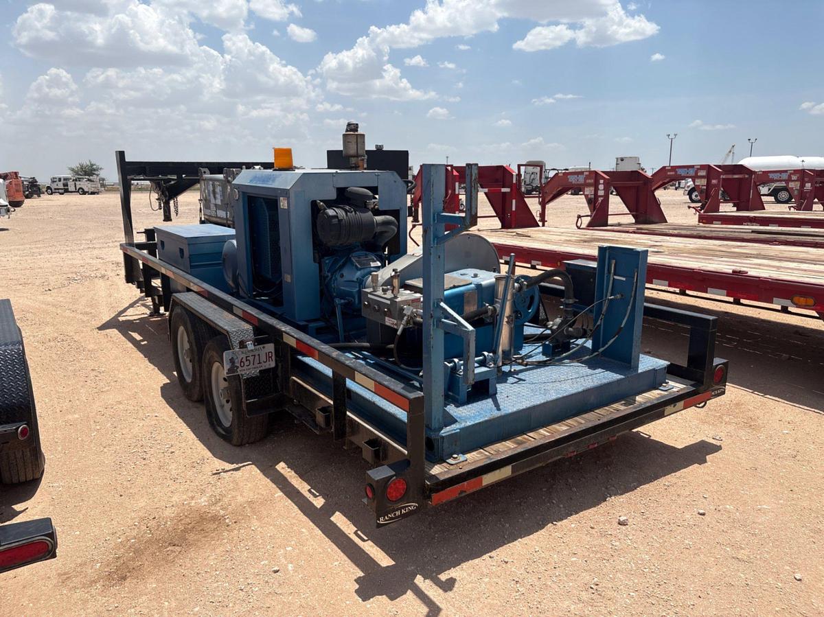 Used 2011 RELIABLE PUMPS T/A GOOSENECK 15K HYDROSTATIC TEST TRAILER